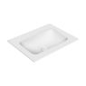 Oltens Lun Rila set: 60 cm vanity unit with Kalla LavaForm washbasin in oak/matt white 68771060 zdj.7