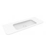 Oltens Hamnes umywalka 120x46,1 cm prostokątna meblowa PureSurface biały połysk 40215000 zdj.1
