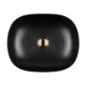 Oltens Hamnes umywalka 49x39,5 cm nablatowa owalna z powłoką SmartClean czarny mat 40800300 zdj.5