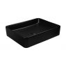 Oltens Forde 51x40,5 cm countertop washbasin rectangular black matte 40303300 zdj.1