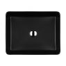 Oltens Forde 51x40,5 cm countertop washbasin rectangular black matte 40303300 zdj.7