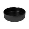 Oltens Lagde 35,5 cm countertop washbasin round with SmartClean coating black matte 40804300 zdj.1