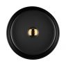Oltens Lagde 35,5 cm countertop washbasin round with SmartClean coating black matte 40804300 zdj.5