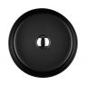 Oltens Lagde 35,5 cm countertop washbasin round with SmartClean coating black matte 40804300 zdj.7
