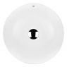 Oltens Fana countertop wash basin 42 cm round with SmartClean film white 40812000 zdj.3