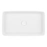 Oltens Solberg umyvadlo 62 x 41,5 cm na desku, obdélníkové, s povrchovou úpravou SmartClean, bílé 40818000 zdj.3
