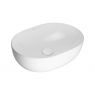 Oltens Hamnes Thin umyvadlo 49,5 x 35,5 cm na desku, oválné, bílé 40319000 zdj.3