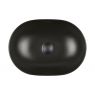 Oltens Hamnes Thin umywalka 49,5x35,5 cm nablatowa owalna czarny mat 40319300 zdj.1
