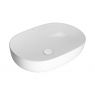 Oltens Hamnes Thin umyvadlo 60,5 x 41,5 cm na desku, oválné, s povrchovou úpravou SmartClean, bílé 40820000 zdj.1