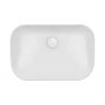 Oltens Solvig countertop washbasin 51x34 cm oval with SmartClean film white 40822000 zdj.5