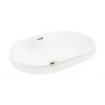 Oltens Tive countertop basin 59x40 cm with SmartClean coating, white 40823000 zdj.11