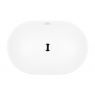 Oltens Tive countertop basin 59x40 cm with SmartClean coating, white 40823000 zdj.3