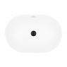 Oltens Tive umywalka 61x40 cm wpuszczana owalna z powłoką SmartClean biała 40823000 zdj.8