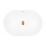 Oltens Tive countertop basin 59x40 cm with SmartClean coating, white 40823000 zdj.6
