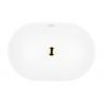 Oltens Tive countertop basin 59x40 cm with SmartClean coating, white 40823000 zdj.10