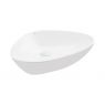 Oltens Vala countertop basin 59x39 cm with SmartClean coating, white 40825000 zdj.4