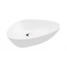 Oltens Vala countertop basin 59x39 cm with SmartClean coating, white 40825000 zdj.1