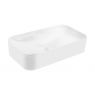 Oltens Hadsel umywalka 61x35 cm nablatowa prostokątna biała 40326000 zdj.4