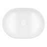 Oltens Hamnes countertop wash basin 47,5x34 cm oval with SmartClean film white 40809000 zdj.3