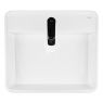 Oltens Hyls countertop wash basin 58,5x44 cm rectangular with SmartClean film white 41810000 zdj.3