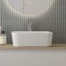 Oltens Hadsel Aufsatzwaschbecken 38,5 cm quadratisch mit SmartClean-Schicht weiß 40807000 zdj.12