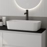 Oltens Hadsel Aufsatzwaschbecken 50x40 cm mit SmartClean-Schicht weiß 40808000 zdj.10