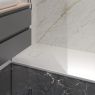 Oltens Bergytan brodzik 100x90 cm prostokątny RockSurface biały 15101000 zdj.8