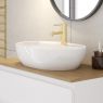 Oltens Hamnes Thin Aufsatzwaschbecken 51x39 cm oval mit SmartClean-Schicht weiß 41813000 zdj.17