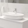 Oltens Hamnes Thin umyvadlo 62 x 42 cm na desku, oválné, s povrchovou úpravou SmartClean, bílé 41814000 zdj.16