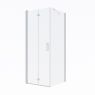 Oltens Trana shower cubicle 80x80 cm square door with a fixed wall 20003100 zdj.1