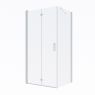 Oltens Trana shower cubicle 100x80 cm rectangular door with a fixed wall 20200100 zdj.1