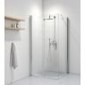 Oltens Trana shower cubicle 100x90 cm rectangular door with a fixed wall 20201100 zdj.1
