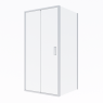 Oltens Fulla kabina prysznicowa 100x90 cm prostokątna drzwi ze ścianką chrom/szkło przezroczyste 20204100 zdj.3