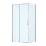 Oltens Breda shower enclosure 110x80 cm rectangular chrome/transparent glass 20222100 zdj.1