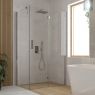 Oltens Trana shower cubicle 100x90 cm rectangular door with a fixed wall 20201100 zdj.9