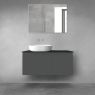 Oltens Vernal bathroom furniture set 100 cm with countertop, matte graphite/matte black 68255400 zdj.1