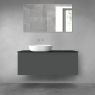 Oltens Vernal zestaw mebli łazienkowych 120 cm z blatem grafit mat/czarny mat 68256400 zdj.1
