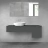 Oltens Vernal bathroom furniture set 140 cm with countertop, matte graphite 68280400 zdj.1