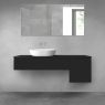 Oltens Vernal bathroom furniture set 140 cm with countertop, matte black 68281300 zdj.1