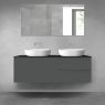 Oltens Vernal zestaw mebli łazienkowych 140 cm z blatem grafit mat/czarny mat 68299400 zdj.1