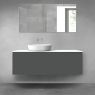 Oltens Vernal zestaw mebli łazienkowych 140 cm z blatem grafit mat/biały połysk 68316400 zdj.1