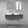 Oltens Vernal wall-mounted base unit 120 cm with Tera countertop, matte graphite/black marble 68717400 zdj.1