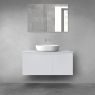 Oltens Vernal bathroom furniture set 100 cm with countertop, matte grey 68247700 zdj.1