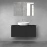 Oltens Vernal bathroom furniture set 100 cm with countertop, matte black 68249300 zdj.1