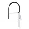 Oltens Borga pillar kitchen mixer tap with pull-out spout, chrome/black 35207100 zdj.1