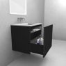 Oltens Lun umyvadlová skříňka 60 cm, matná černá 60032300 zdj.4
