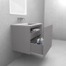 Oltens Lun Rila Waschbeckenunterschrank 80 cm, geriffelt, Kaschmir 60028900 zdj.4