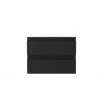 Oltens Vernal závěsná umyvadlová skříňka 60 cm s deskou, matná černá/lesklá bílá 68121300 zdj.2