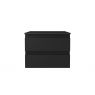 Oltens Vernal wall-mounted base unit 60 cm with countertop, matte black 68115300 zdj.2