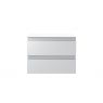 Oltens Vernal wall-mounted base unit 60 cm with countertop, matte grey/white gloss 68121700 zdj.2